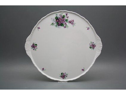 Dortový talíř 30,5cm Verona Viola s mašlí KBB č. 1