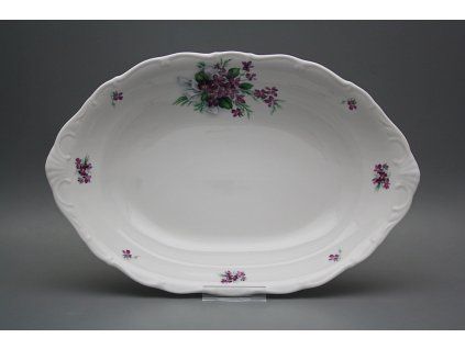 Koš na chléb 36cm Verona Viola s mašlí KBB č. 1