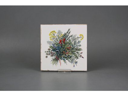 Obklad Forli Blanco 15x15cm Česká kuchyně motiv B č. 1