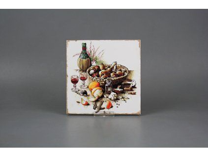 Obklad Forli Blanco 15x15cm Česká kuchyně motiv C č. 1