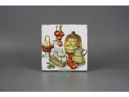 Obklad Forli Blanco 15x15cm Italská kuchyně motiv C č. 1