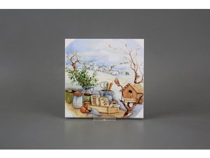 Obklad 15x15cm Roční období - Zima WM č. 1