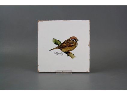 Obklad Forli Blanco 20x20cm Vrabec č. 1