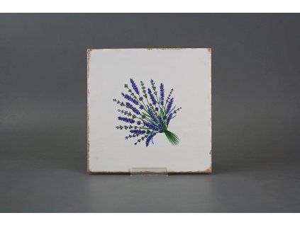 Obklad Forli Blanco 20x20cm Levandule č. 1