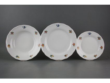 Talířová souprava Verona Vintage Flowers 12dílná ABB č. 1