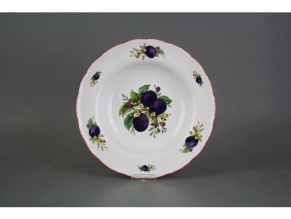 Talíř hluboký 23cm Ofélie Plum FCL č. 1
