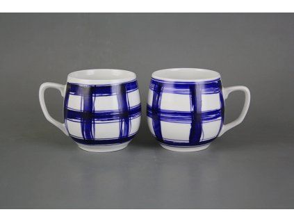 Hrnek Baňák 0,3l Kanafas modrý BB č. 1