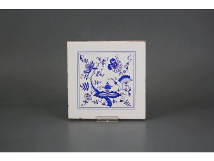 Obklad Forli Blanco 15x15cm Cibulákový dekor motiv B č. 1