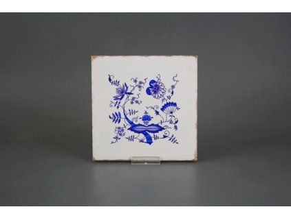 Obklad Forli Blanco 15x15cm Cibulákový dekor motiv C č. 1