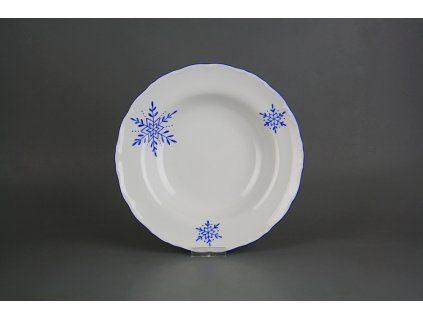 Talíř hluboký 23cm Ofélie Vánoční vločka CAL č. 1