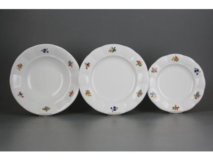Talířová souprava Benedikt Vintage Flowers 36dílná ABB č. 1
