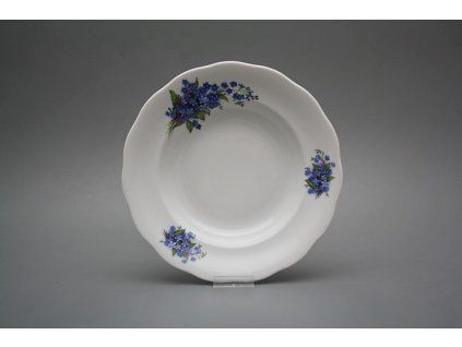 Talíř hluboký 23cm Alaska Pomněnky CBB