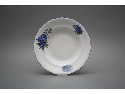Talíř hluboký 23cm Alaska Pomněnky CAL