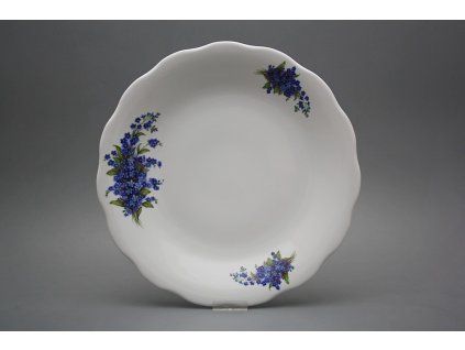 Mísa kulatá mělká 32cm Alaska Pomněnky CBB