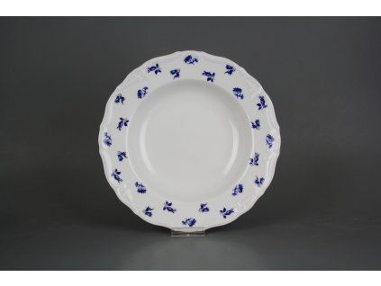 MLOLKH TALÍŘ HLUBOKÝ 23CM MARIE LOUISE LUČNÍ KVÍTÍ HÁZENKY APL