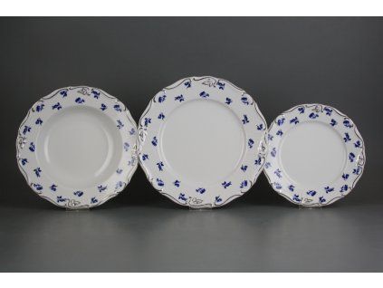 MLOLKH TALÍŘOVÁ SOUPRAVA MARIE LOUISE LUČNÍ KVÍTÍ HÁZENKY APL LUX 01