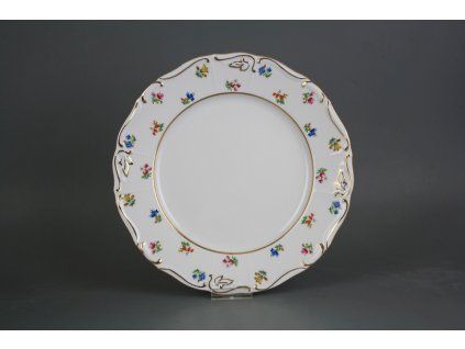 MLOSKV TALÍŘ MĚLKÝ 25CM MARIE LOUISE SEDMERO KVÍTÍ A2GL LUX