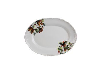 VANPIC OVÁL 28CM VERONA PINE CONES DBB