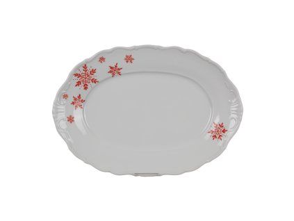 OFEVLO OVÁL 32CM OFÉLIE VLOČKA ČERVENÁ BB