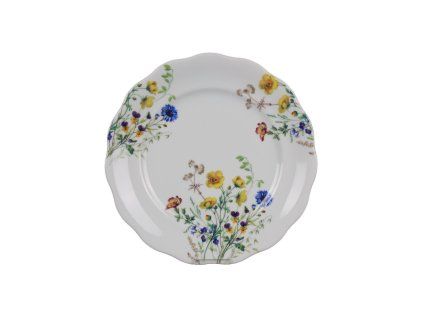 ALWKVL TALÍŘ MĚLKÝ 24CM ALASKA KVETOUCÍ LOUKA MOTIV B CBB