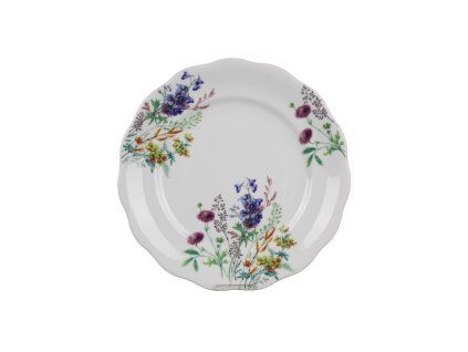 ALWKVL TALÍŘ MĚLKÝ 24CM ALASKA KVETOUCÍ LOUKA MOTIV D CBB
