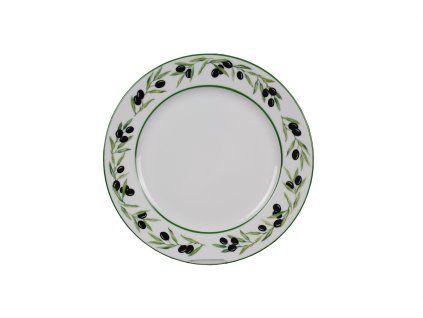 ASTOLB TALÍŘ MĚLKÝ 25CM ASTRA OLIVE BORDERS K2ZL