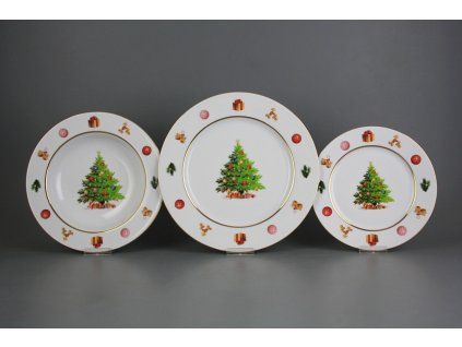 Talířová souprava Nina Christmas Tree 12dílná JGL č. 1