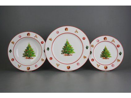 Talířová souprava Nina Christmas Tree 12dílná JCL č. 1