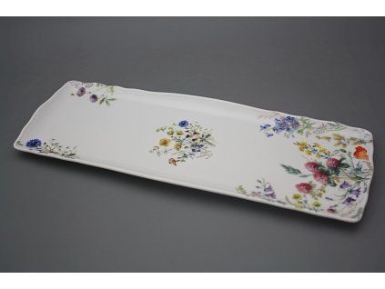 Podnos čtyřhranný 45cm Rokoko Kvetoucí louka BB č. 1