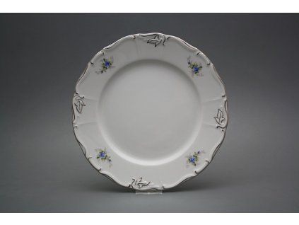Talíř mělký 25cm Marie Louise Světlemodré růžičky EPL LUX č. 1
